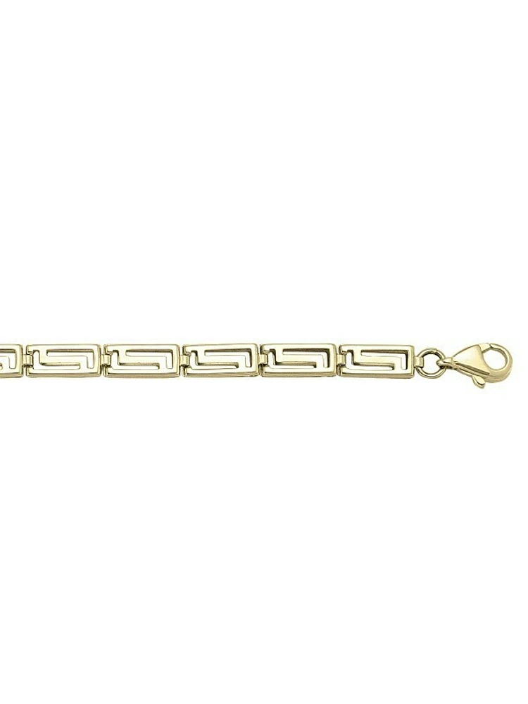 Yellow Gold Hollow Fancy Necklace 14KT