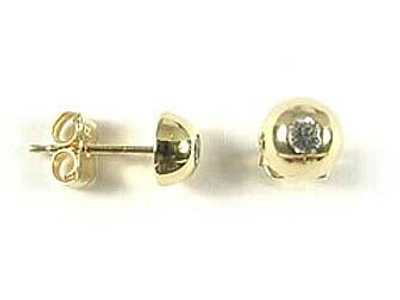 10K Cubic Stud Earrings