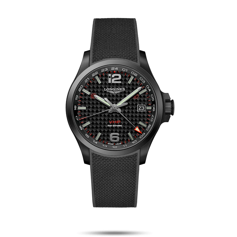 Conquest V.H.P. Black Dial 43MM Quartz L37282669