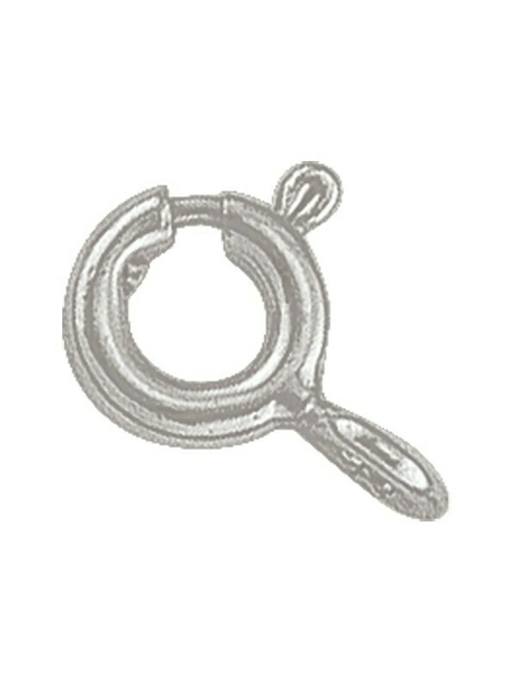 Sterling Silver Spring Ring Clasp