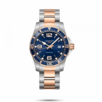 HydroConquest Blue Dial 41MM Quartz Stainless Steel/PVD Diving Watch L37403987