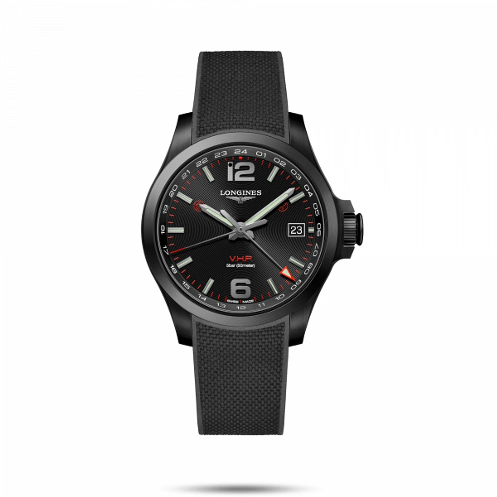 Conquest V.H.P. Black Dial 41MM Quartz L37182569
