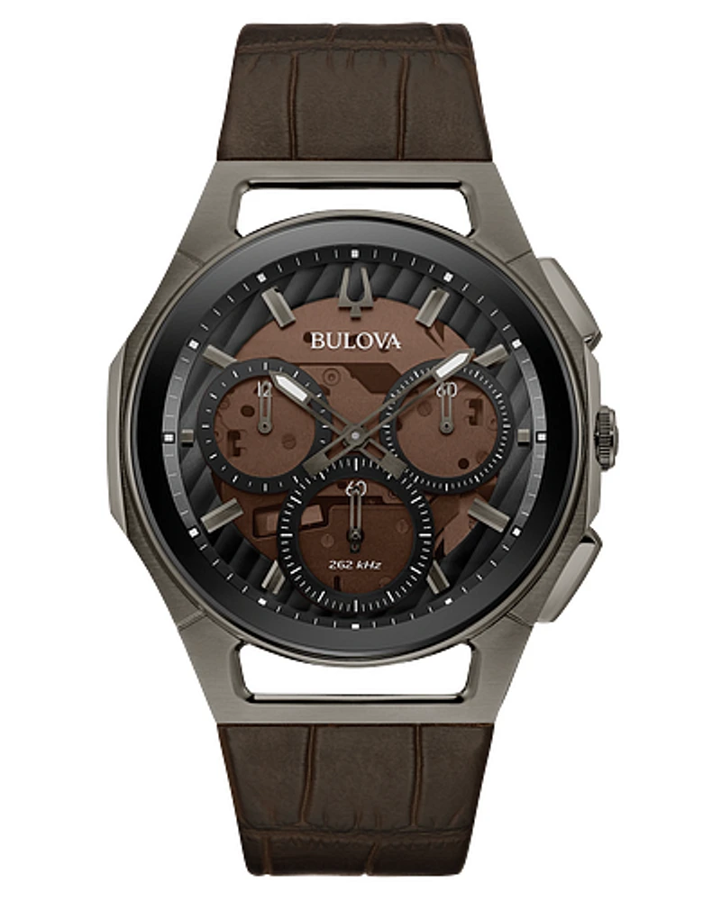 Curv Chronograph Brown Dial 43MM Quartz
98A231
