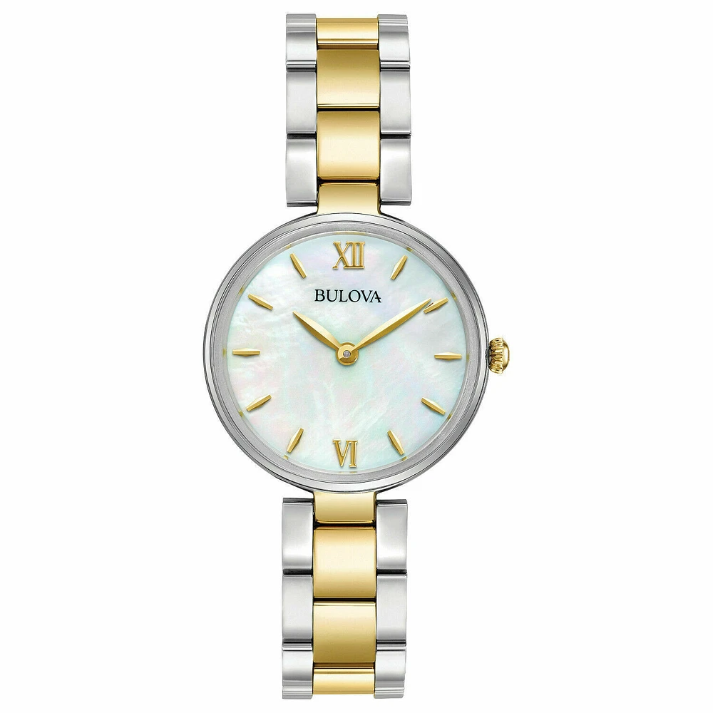 Bulova Mother of Pearl Dial Quartz 27MM Quartz 98L226