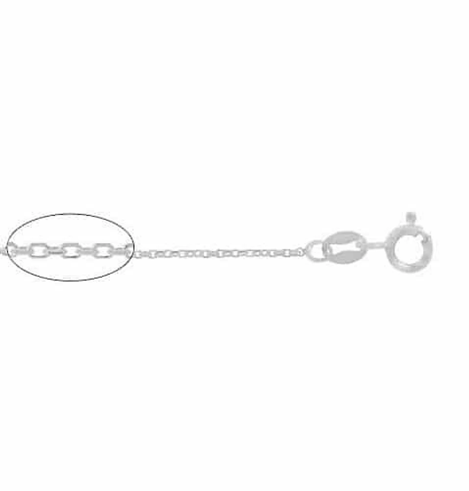 Sterling Silver, 2mm Anchor Chain
