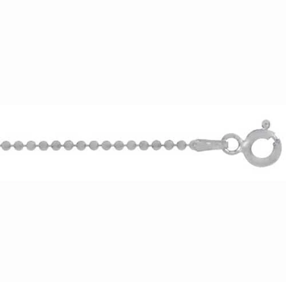 Sterling Silver, 1.5mm Bead Chain