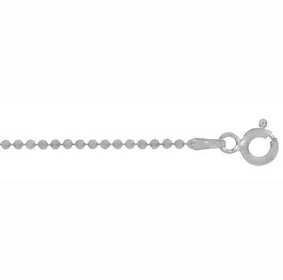 Sterling Silver, 1.5mm Bead Chain