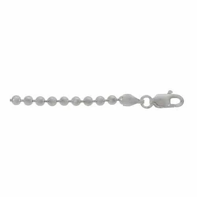 Sterling Silver, 1.8mm Bead Chain