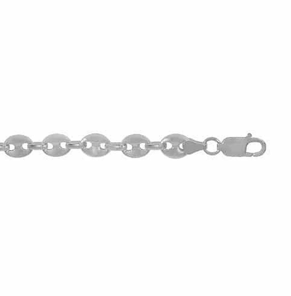 Sterling Silver, 4.1mm Puffy (Solid) Marine (Gucci) Chain