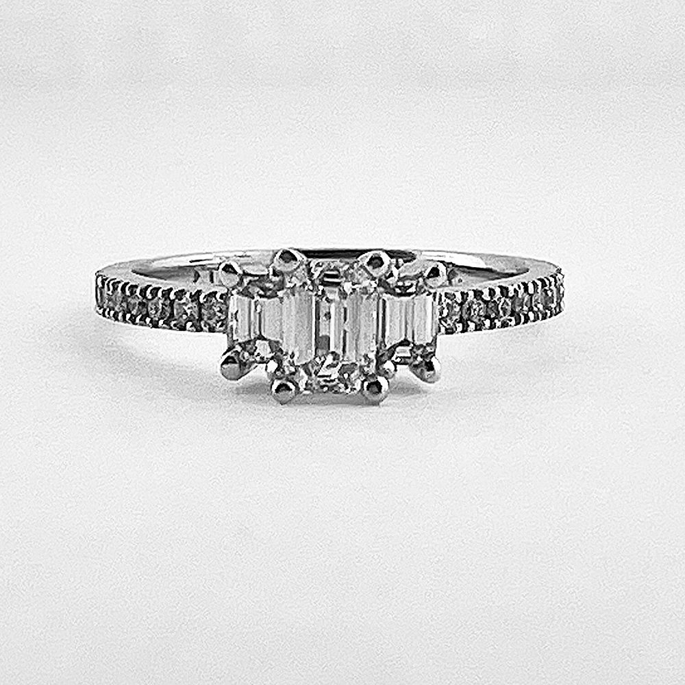 Emerald Cut Engagement Ring