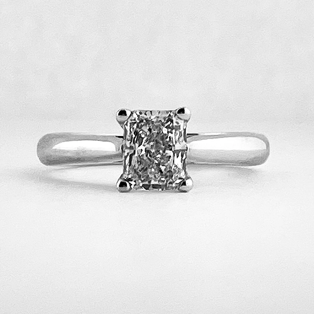 Radiant Cut Engagement Ring
