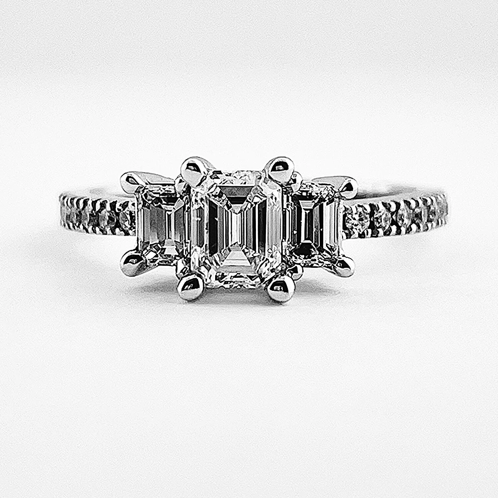 Emerald Cut Engagement Ring