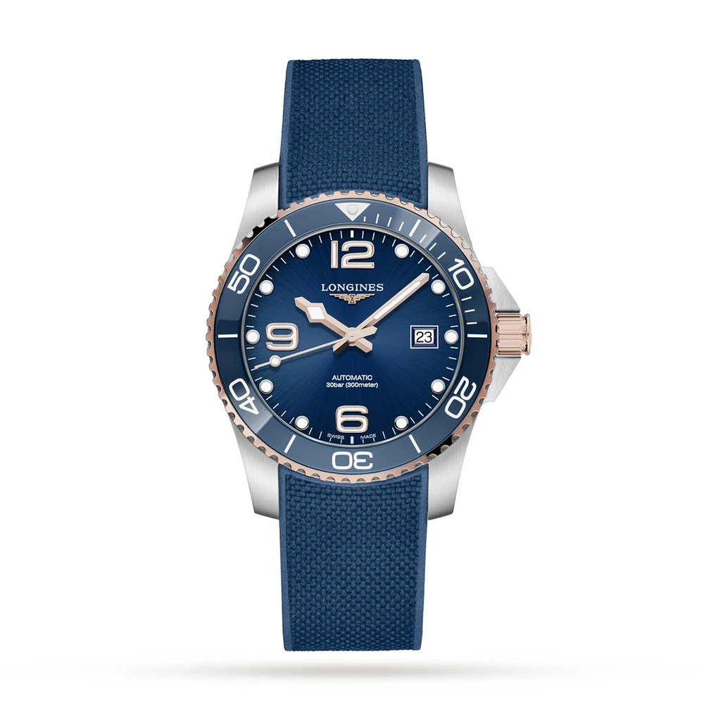 HydroConquest Blue Dial 41MM Automatic Stainless Steel/PVD Diving Watch L37813989