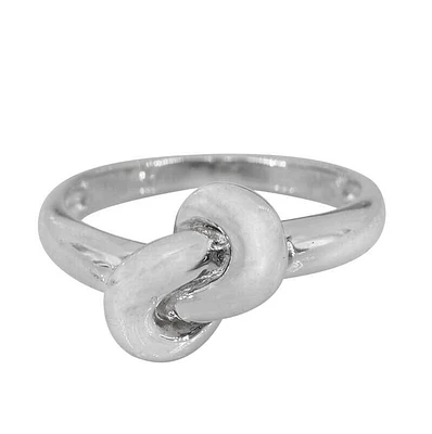 Sterling Silver, Knot Ring, 11mm Width