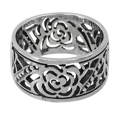 Sterling Silver Flower Ring