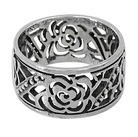 Sterling Silver Flower Ring
