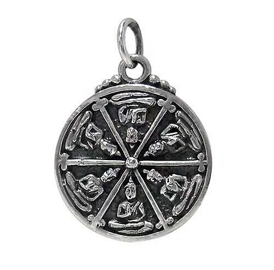 Sterling Silver Buddha Pendant