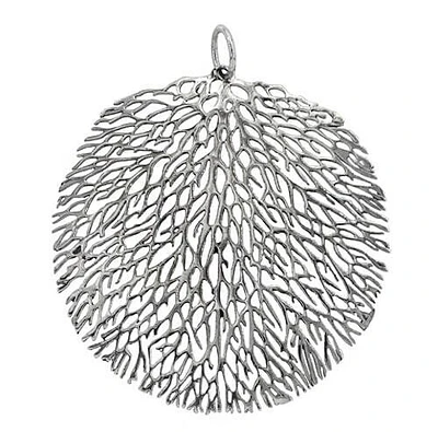 Sterling Silver Filigree Pendant, 60X58mm Frame