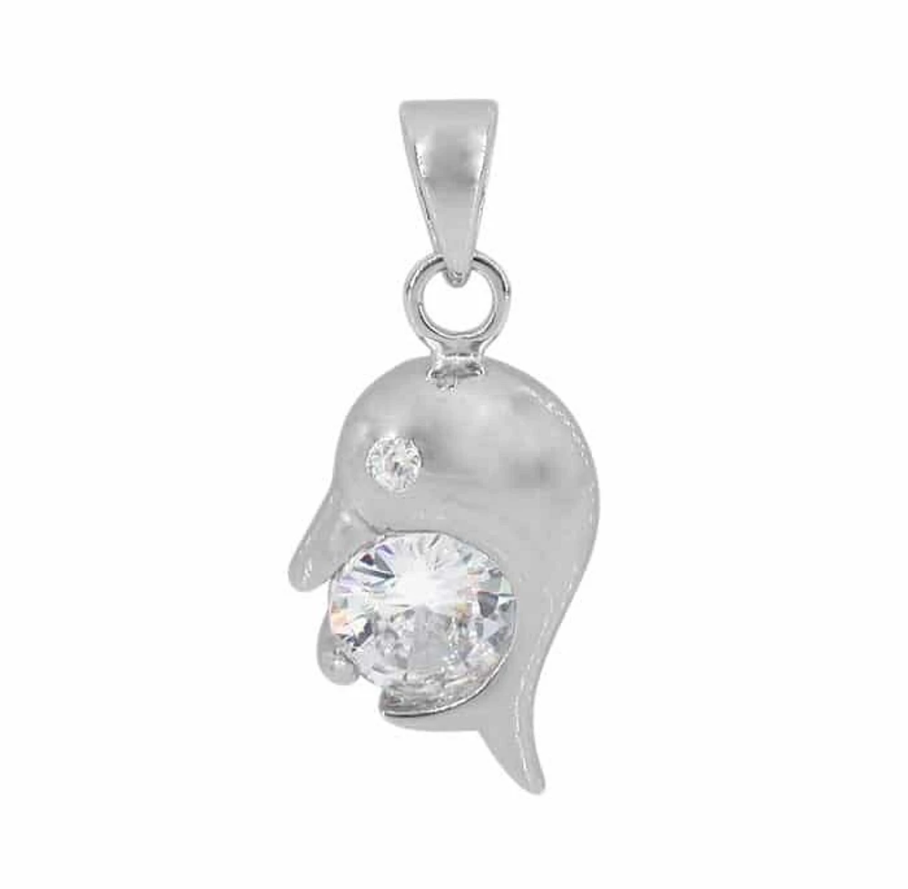 Sterling Silver With Rhodium
