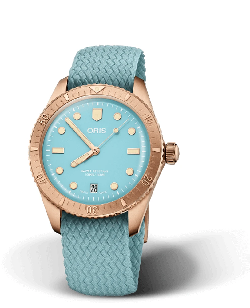 Oris Aquis Bronze Blue Dial 38MM Automatic
