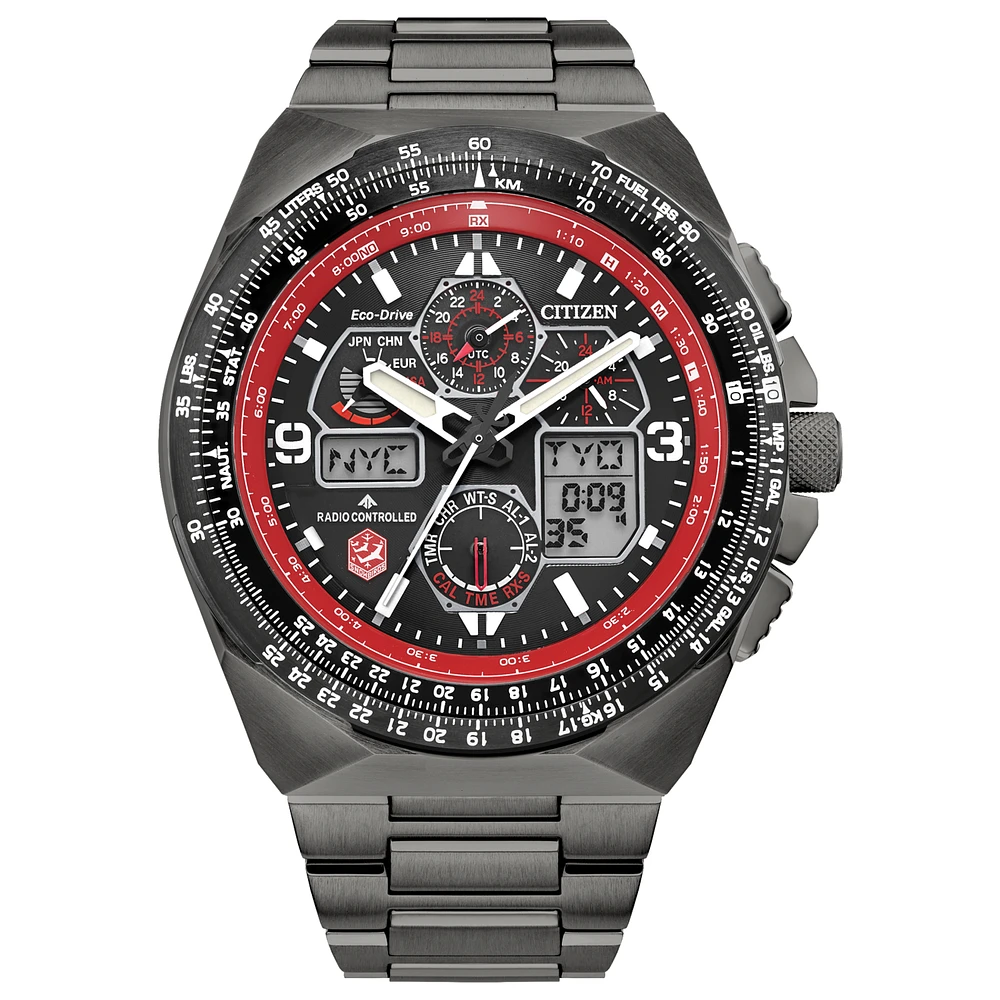 Citizen Promaster Skyhawk A-T 46MM Black Dial Eco-Drive JY8129-53H