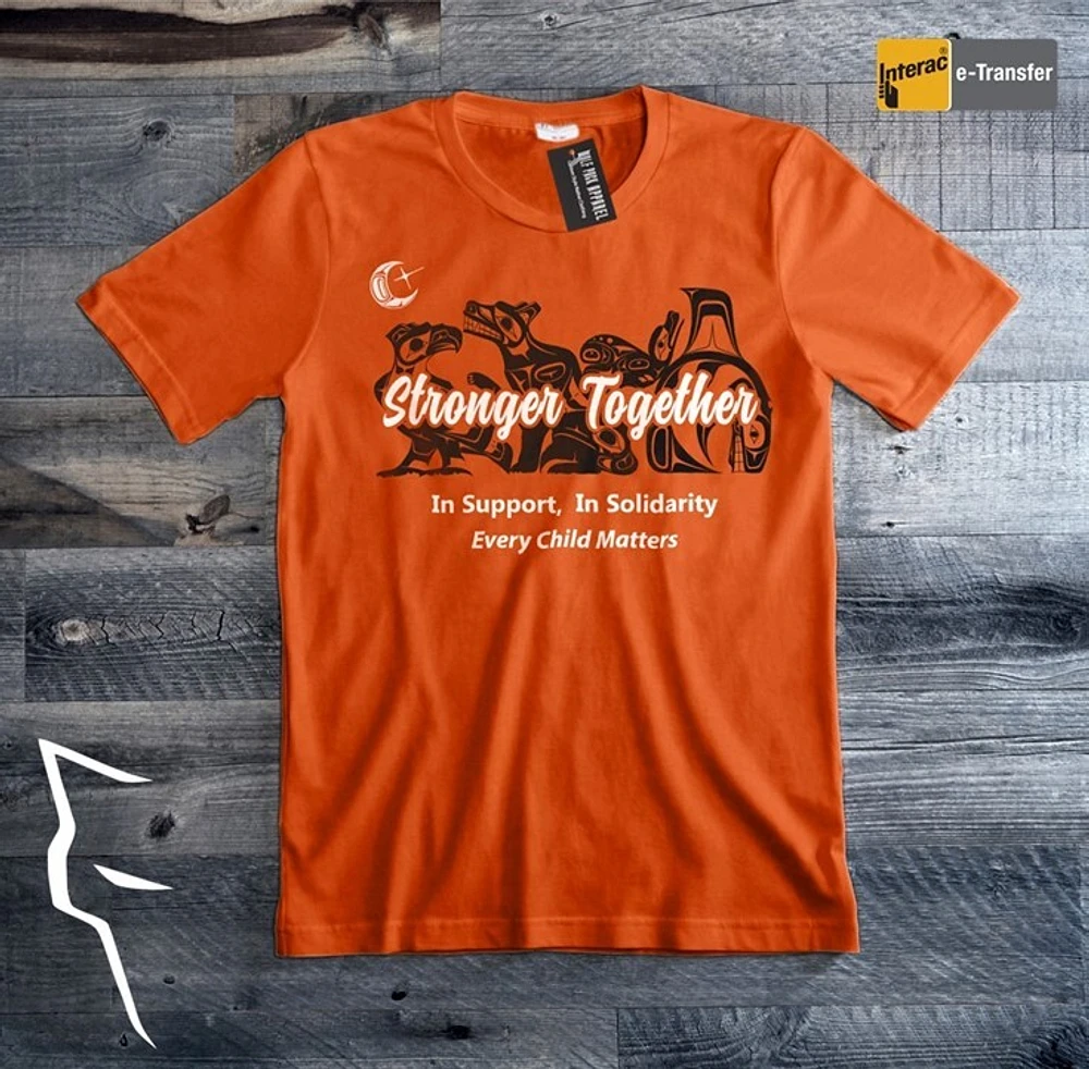 4 Crest Stronger Together - basic tee orange