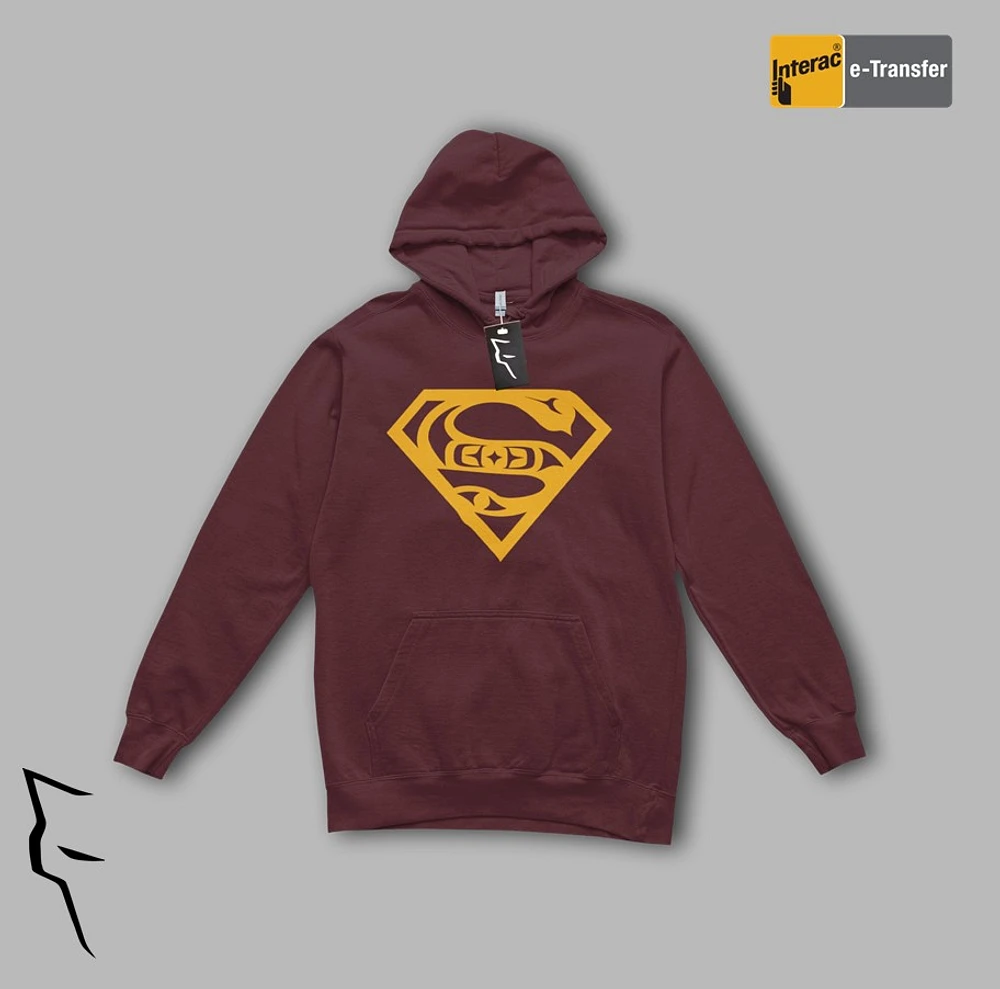 Coast Salish Pride - Hoodie maroon