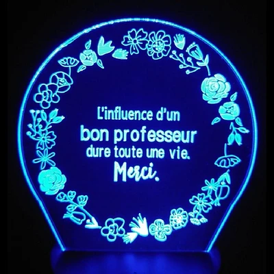 Veilleuse : Merci à mon professeur
