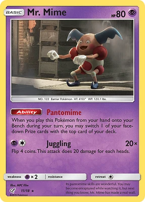 *J23 Mr. Mime 11/18