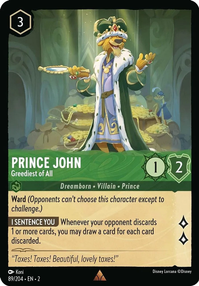 *L24 Prince John 89/204