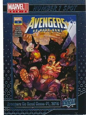 *J103 2019-20 Marvel UDeck Avengers No Road Home no.1 spot
