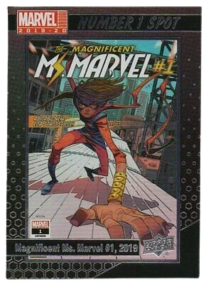 *J107 2019-20 Marvel UDeck Magnificent Ms.Marvel no.1 spot