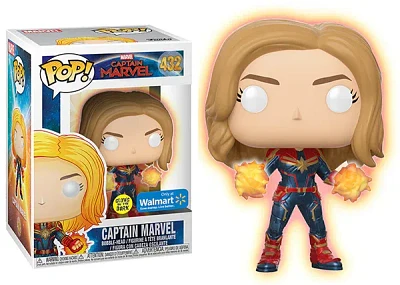Captain Marvel : Dz2 Captain Marvel Glow Oaw 432