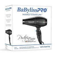 BaBylissPRO Nano Titanium Portofino Hairdryer BAB6610C + FREE Blowout Attachment
