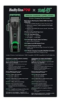 BaBylissPRO® x Tomb45® Wireless-Charging Clipper