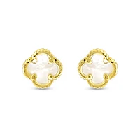 10K Yellow Gold Stud Earrings