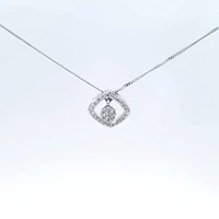 10K Gold 0.13 cttw Diamond Pendant