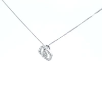 10K Gold 0.13 cttw Diamond Pendant