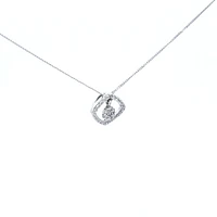 10K Gold 0.13 cttw Diamond Pendant