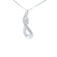 10K White Gold cttw Diamond Pendant