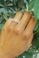 14K Yellow Gold 0.80 cttw Diamond Ring