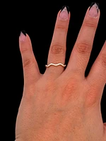 10K Yellow Gold 0.15cttw Diamond Ring - /