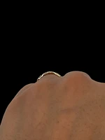 10K Yellow Gold 0.15cttw Diamond Ring - /