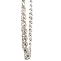 925 Sterling Silver Miami Cuban Curb Bracelet with Cubic Zirconias