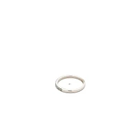 14K White Gold 0.15cttw Diamond Band, 6
