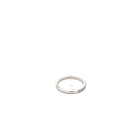 14K White Gold 0.15cttw Diamond Band, 6