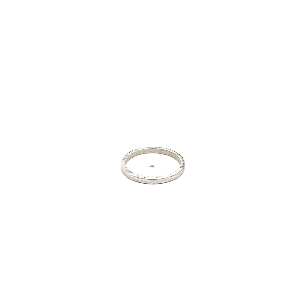 14K White Gold 0.20cttw Diamond Band, 6