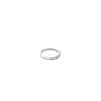 14K White Gold 0.38cttw Diamond Band, 6 - /