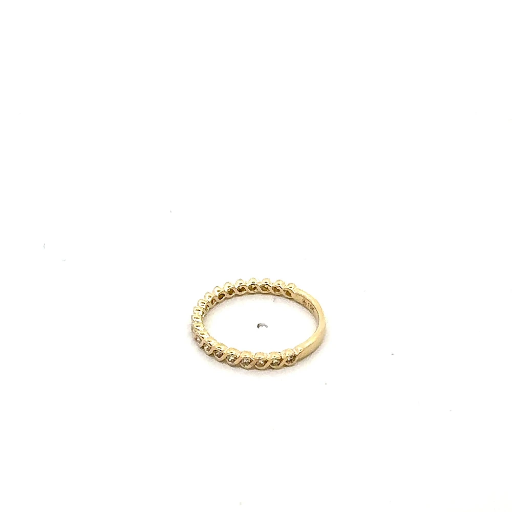 10K Yellow Gold 0.20cttw Diamond Ring