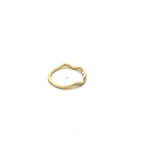 10K Yellow Gold 0.15cttw Diamond Ring - /